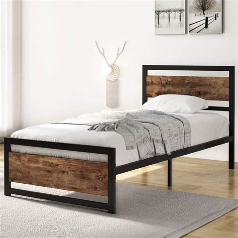 sturdy twin xl bed frame